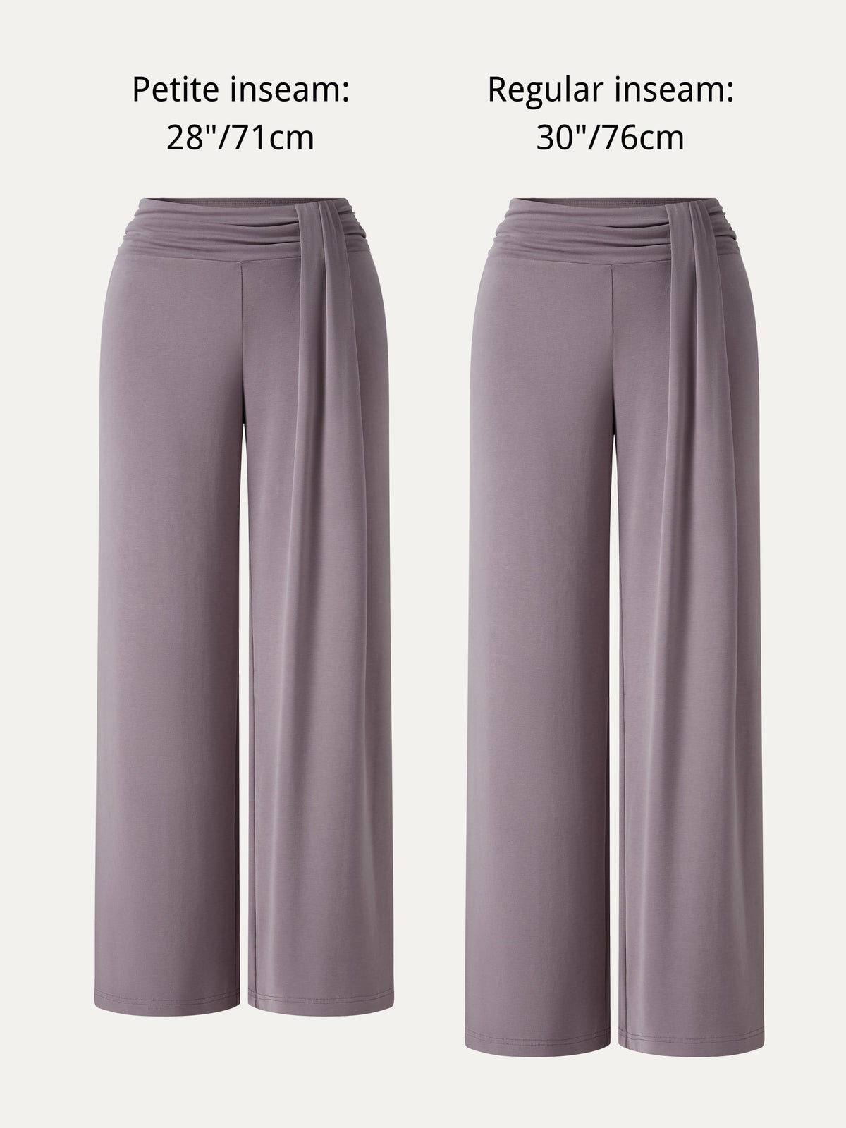 OGLmove Women's Mid-Rise Relaxed Wide-Leg Lounge Pants