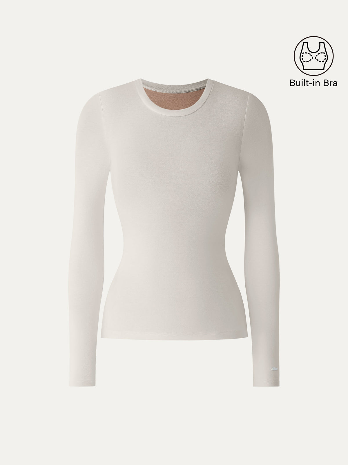 OGLmove Women's Eco-Mousse® Crewneck Long Sleeve Bra Top