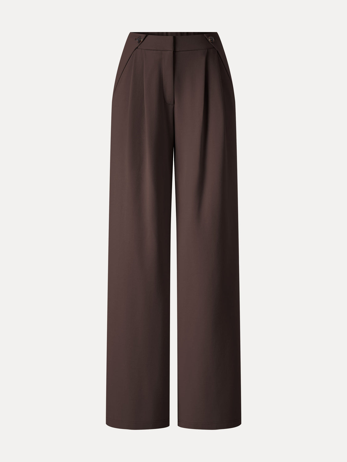 OGLmove Women's Ponte High-Rise Wide-Leg Gusset Pants