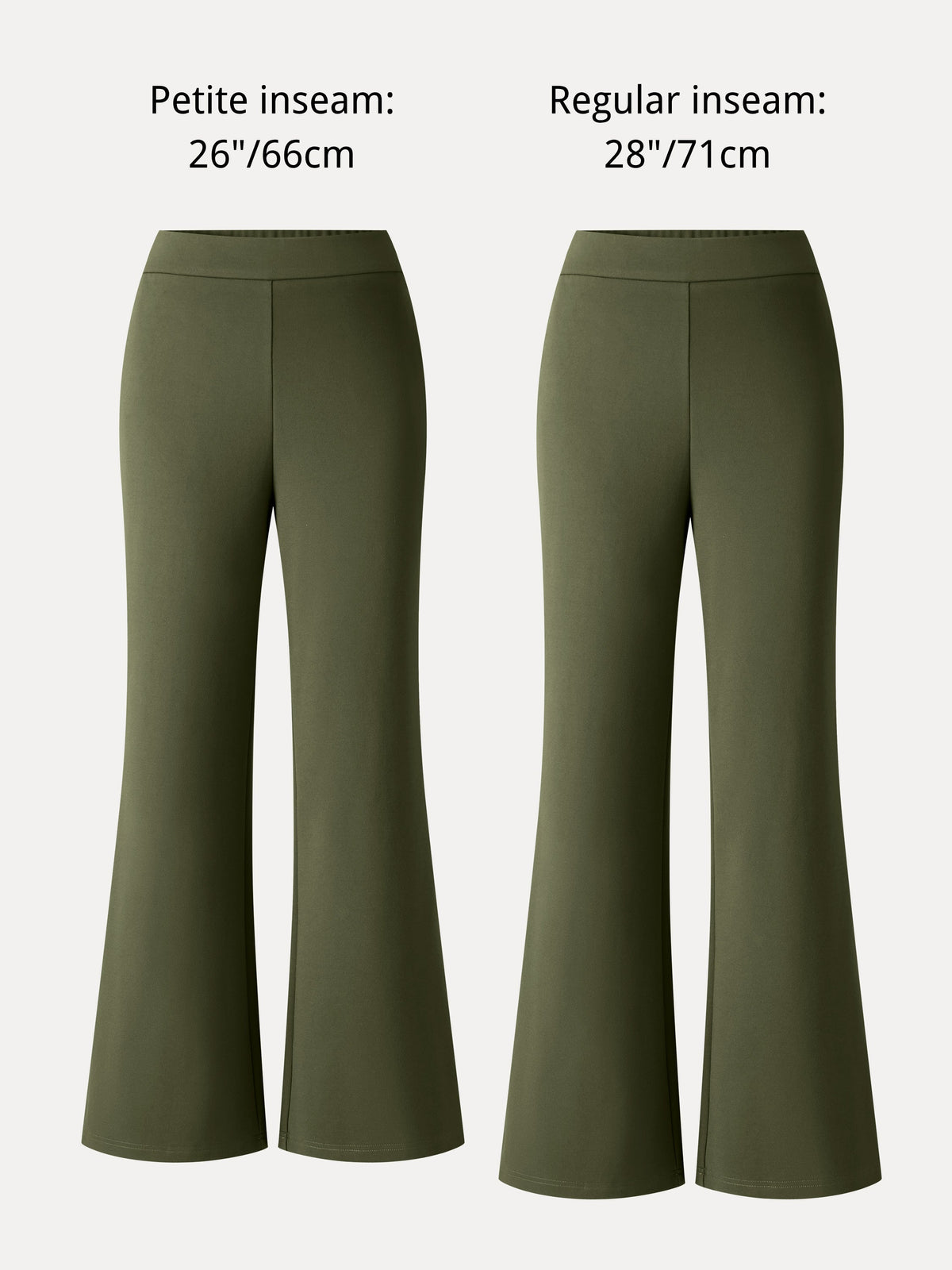 OGLmove Women's Ponte High-Rise Wide-Leg Pants