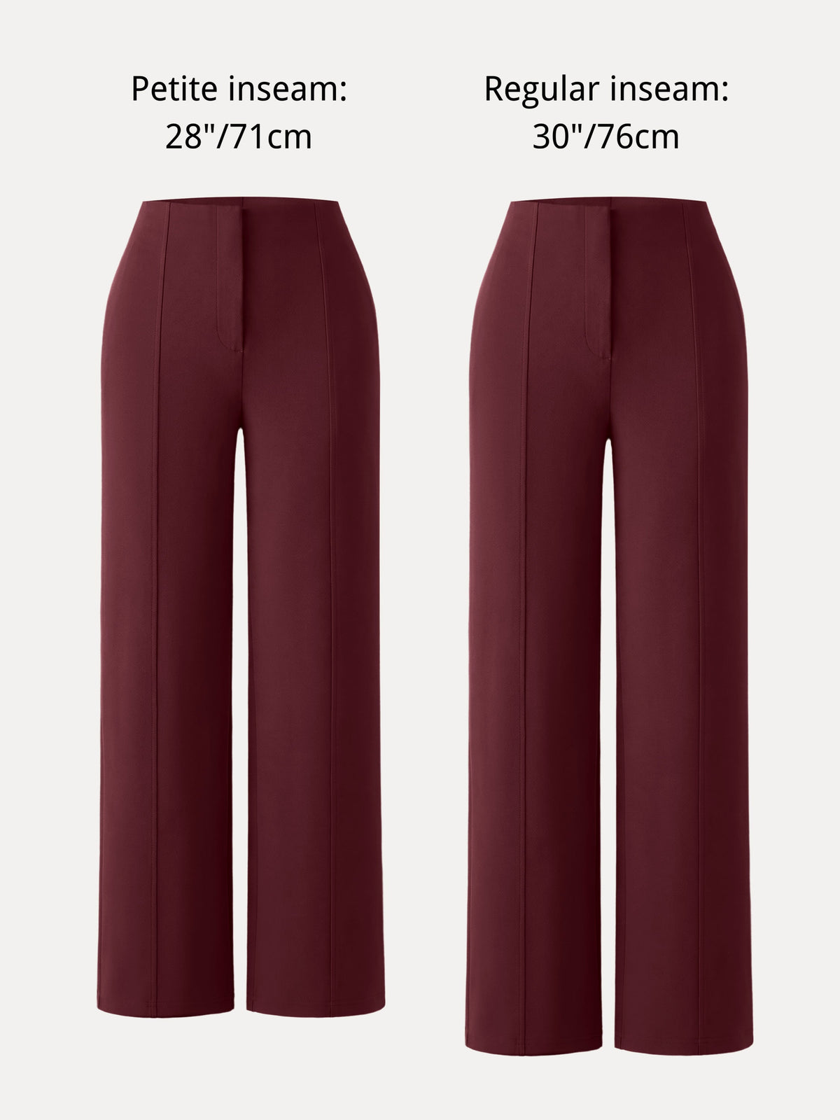 OGLmove Women's Ponte High-Rise Straight-Leg Pants with Pockets