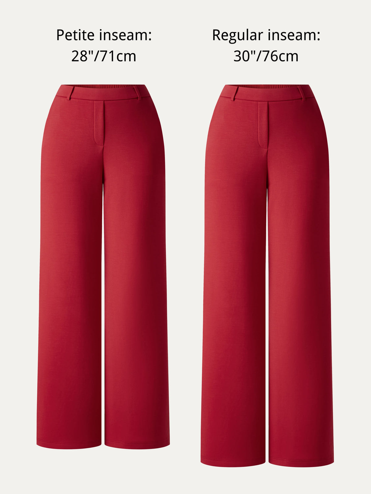 OGLmove Women's TravelEase Lyocell Spacer High-Rise Wide Leg Pants