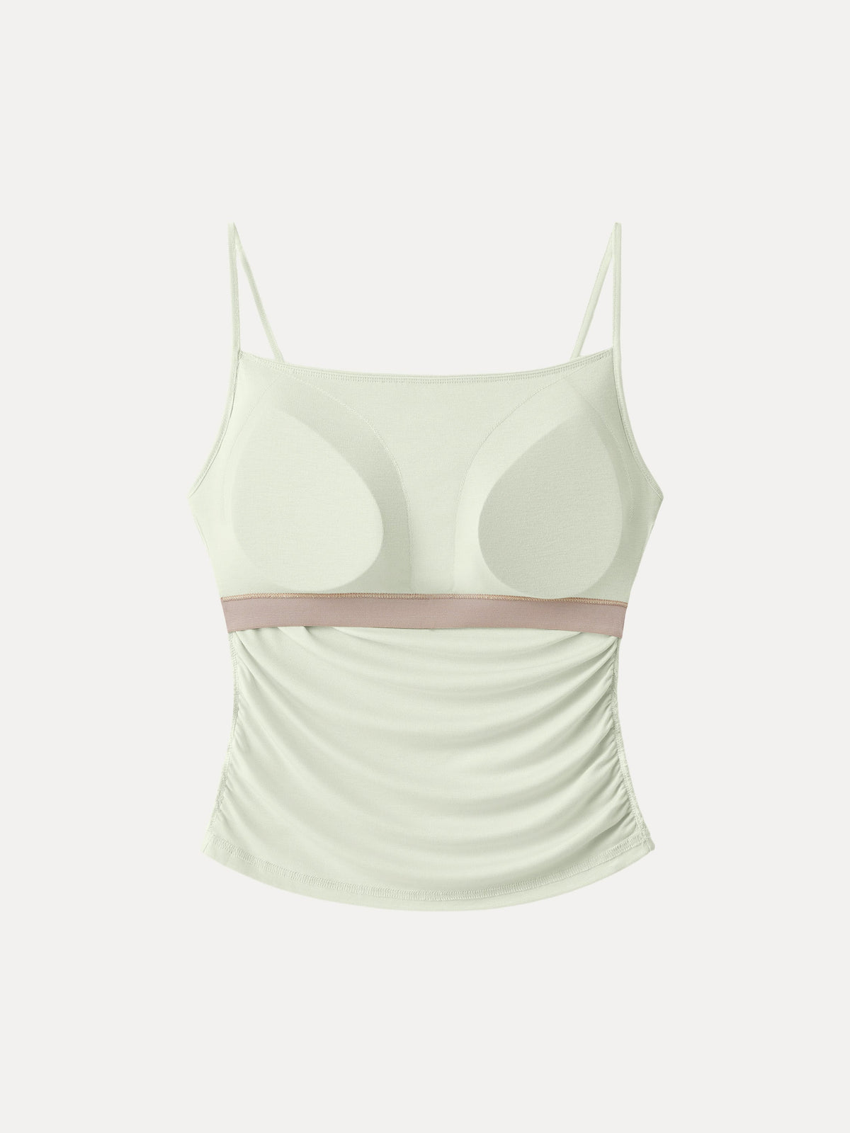 OGLmove Women's Adjustable Spaghetti Straps New Airy Bra Tank Pastel Lily
