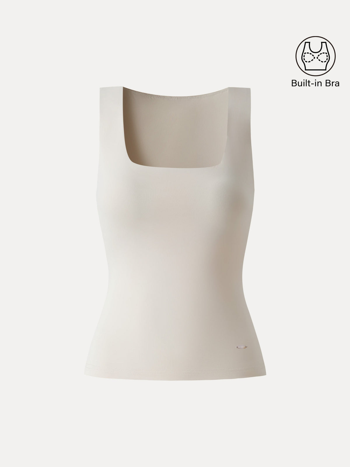 OGLmove Women's Eco-SkinKiss® Square Neck Bandless Bra Tank