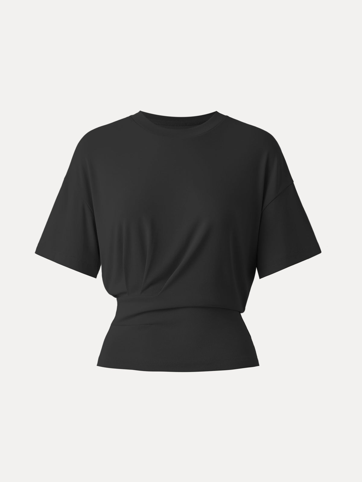 OGLmove Women's Crewneck Short Sleeve Tucked Tee