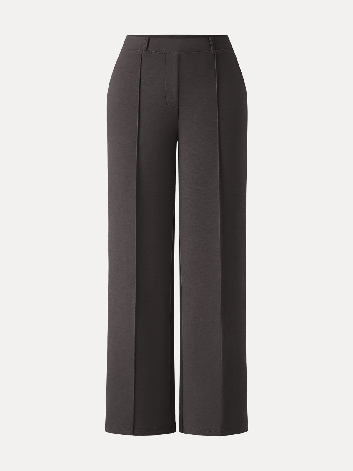 OGLmove Women's Wrinkle-Resistant Mid Rise Straight Leg Pants