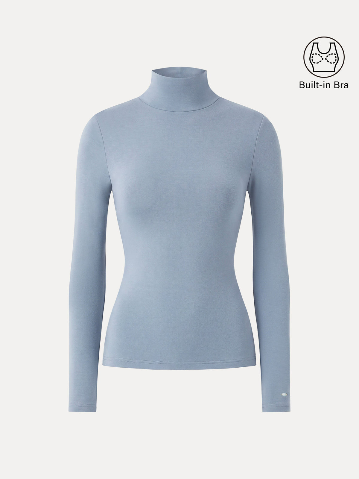 OGLmove Women's MaxWarm Turtleneck Long Sleeve Bra Top