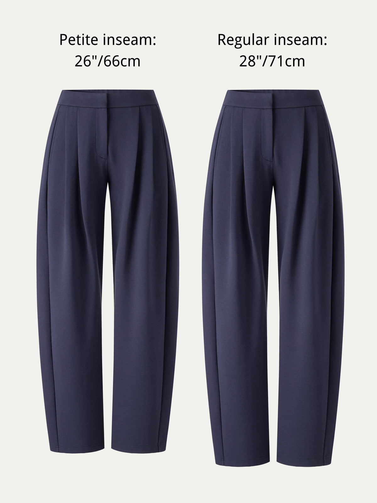 OGLmove Women's Ponte Low-Rise Barrel Pants with Pockets