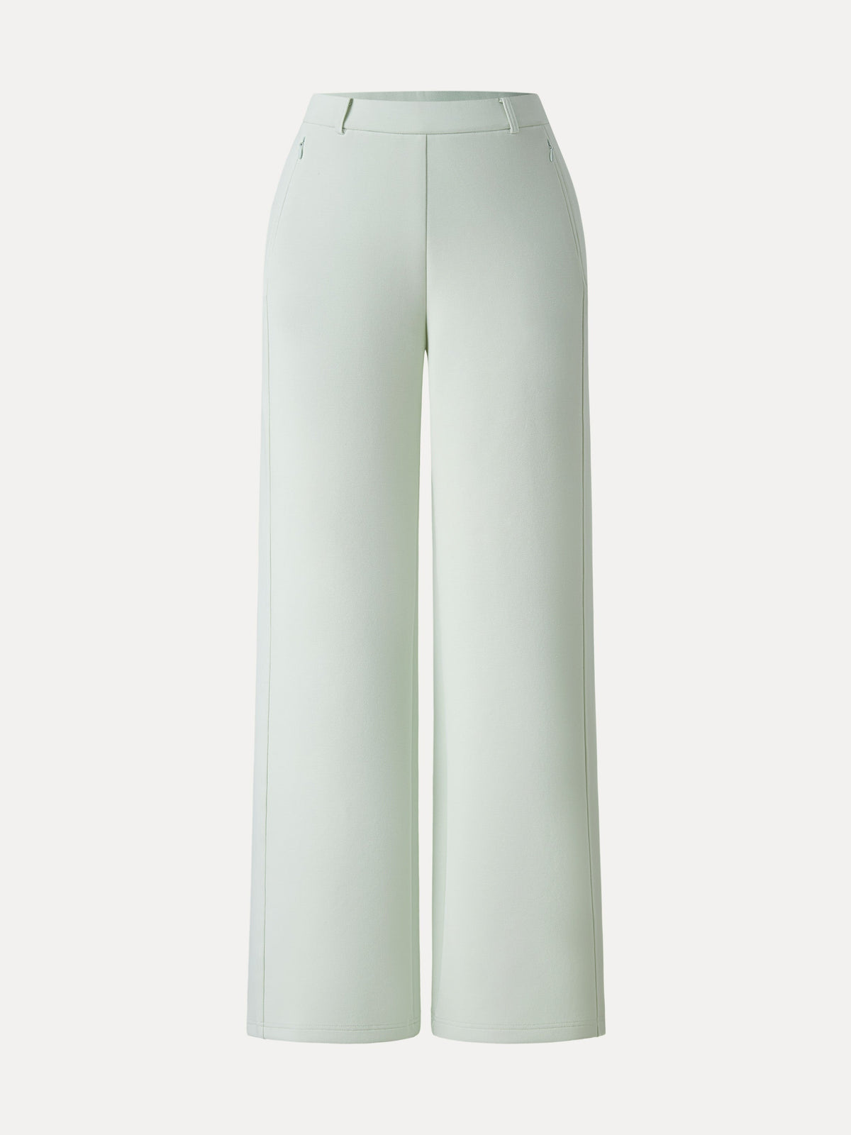 OGLmove Women's Stretch Cotton Blend Slimming High-Rise Wide-Leg Pants
