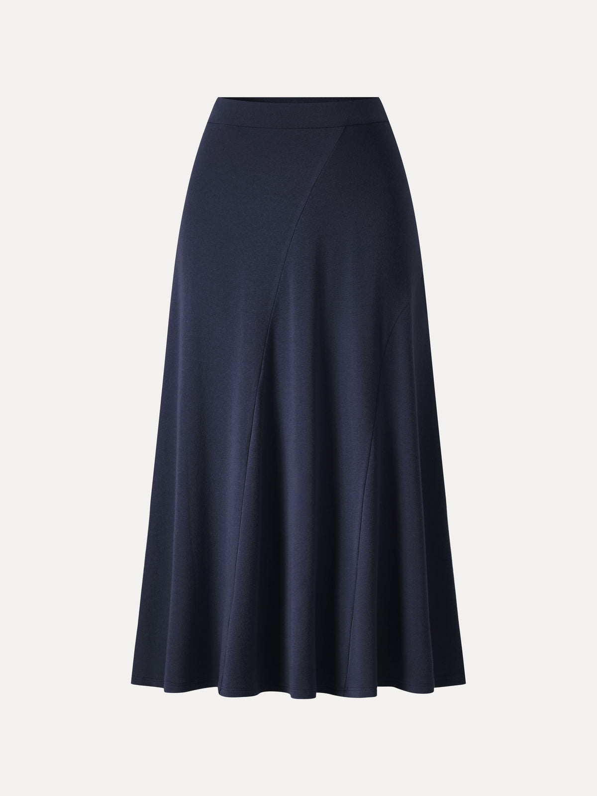 OGLmove Women's Eco-Mousse Curved-Seam A-Line Midi Skirt