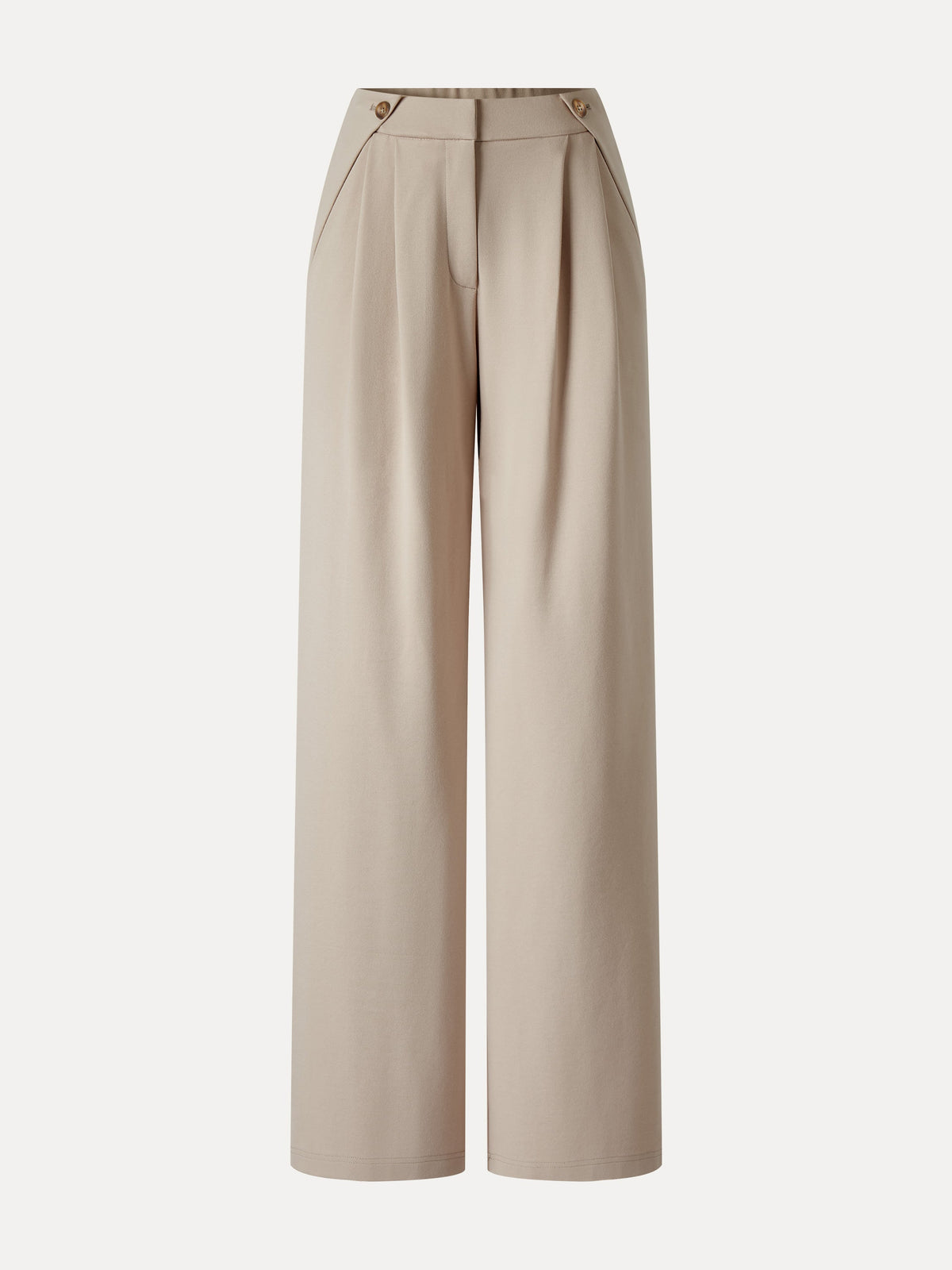OGLmove Women's Ponte High-Rise Wide-Leg Gusset Pants