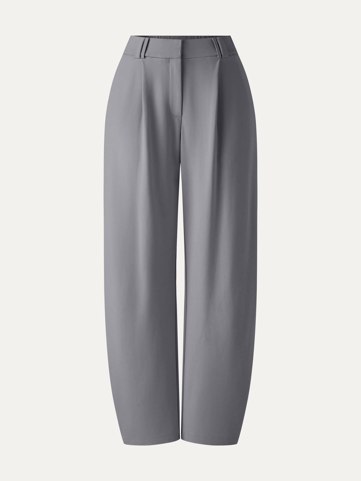 OGLmove Women's Ponte High-Rise Cropped Barrel Pants