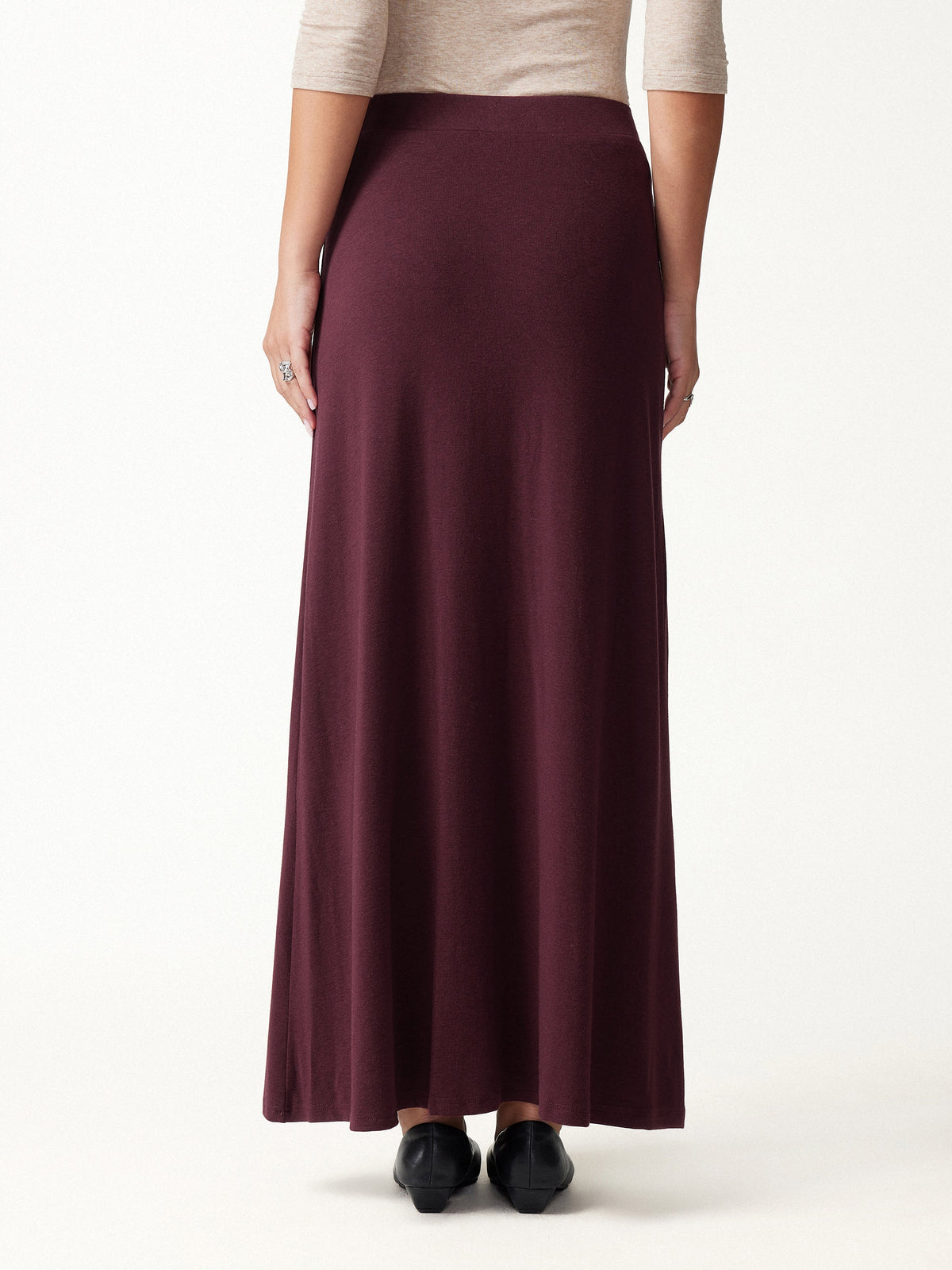 OGLmove Women's 2-Piece Asymmetrical Top and Maxi Skirt Set