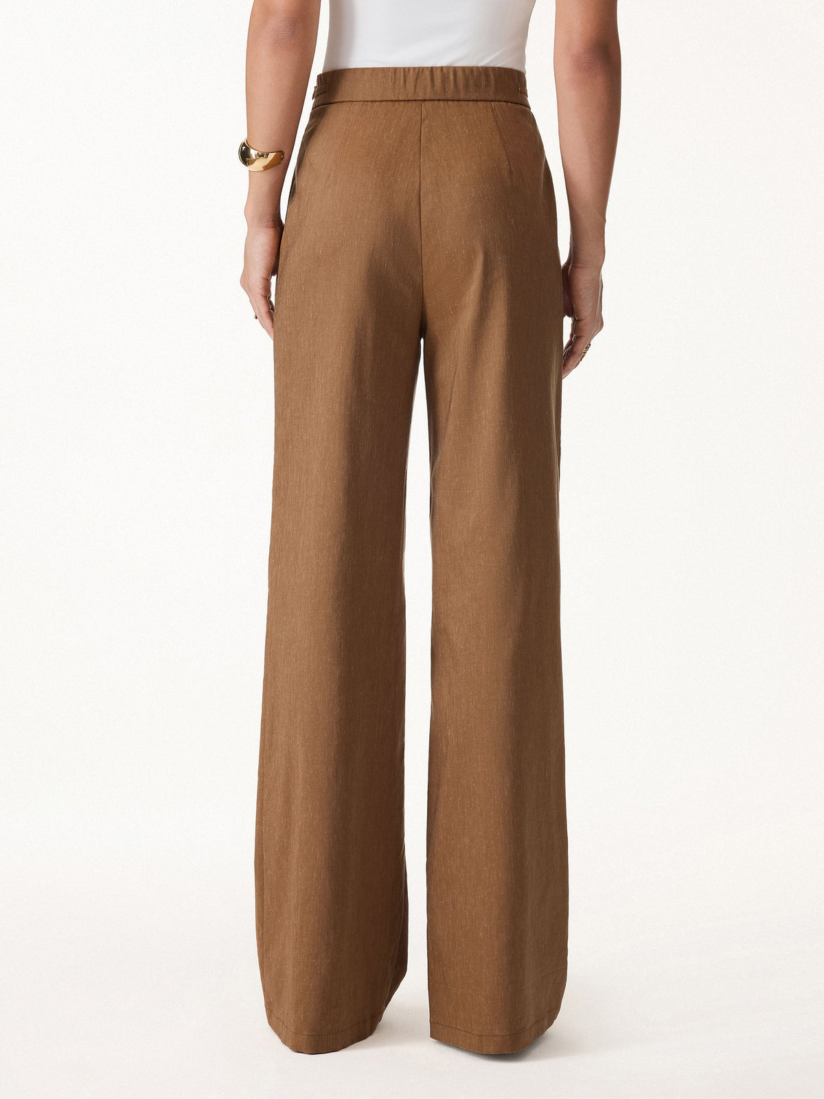 OGLmove Women's Drawstring Wide-Leg Pants with Pockets