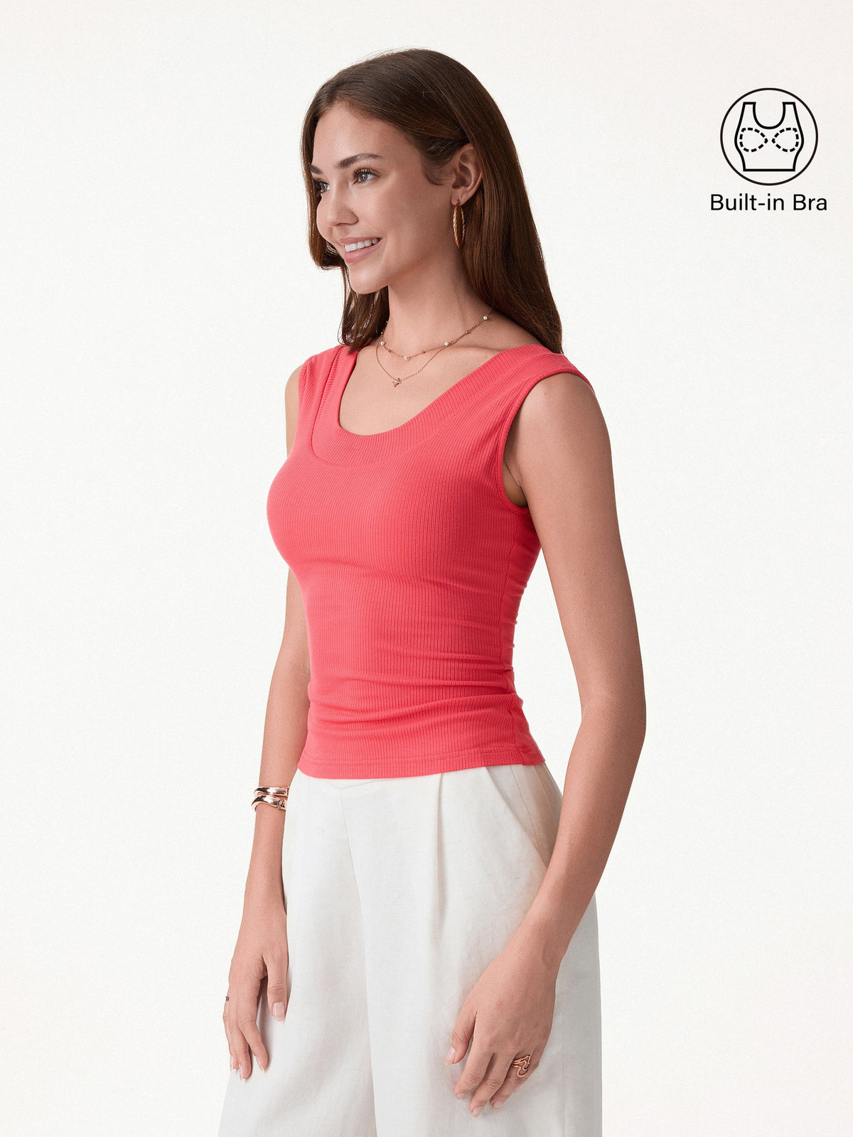 OGLmove Women's CoolTouch U-Neck Bra Tank