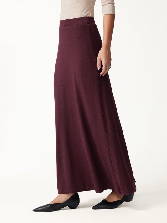 OGLmove Women's Eco-Mousse High-Rise A-Line Maxi Skirt