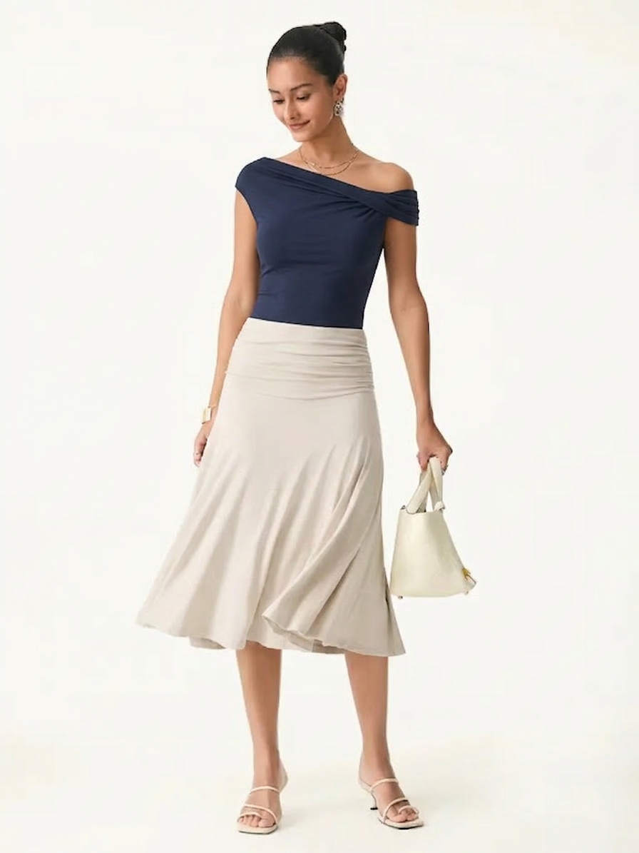 Women's 2-Piece Multi-Wear Brami Top and Midi Skirt Set