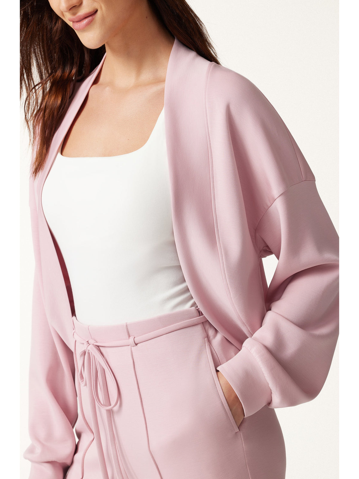 OGLmove Women's 2-Piece Cardigan and Flare Pants Set
