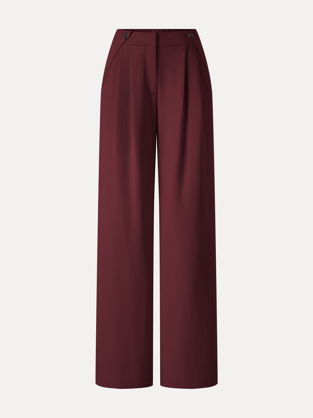 OGLmove Women's Ponte High-Rise Wide-Leg Gusset Pants