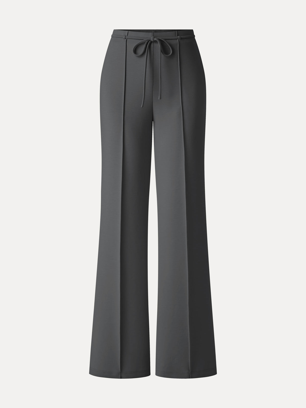 OGLmove Women's Lyocell Spacer Knit High-Rise Flare Pants with Pockets