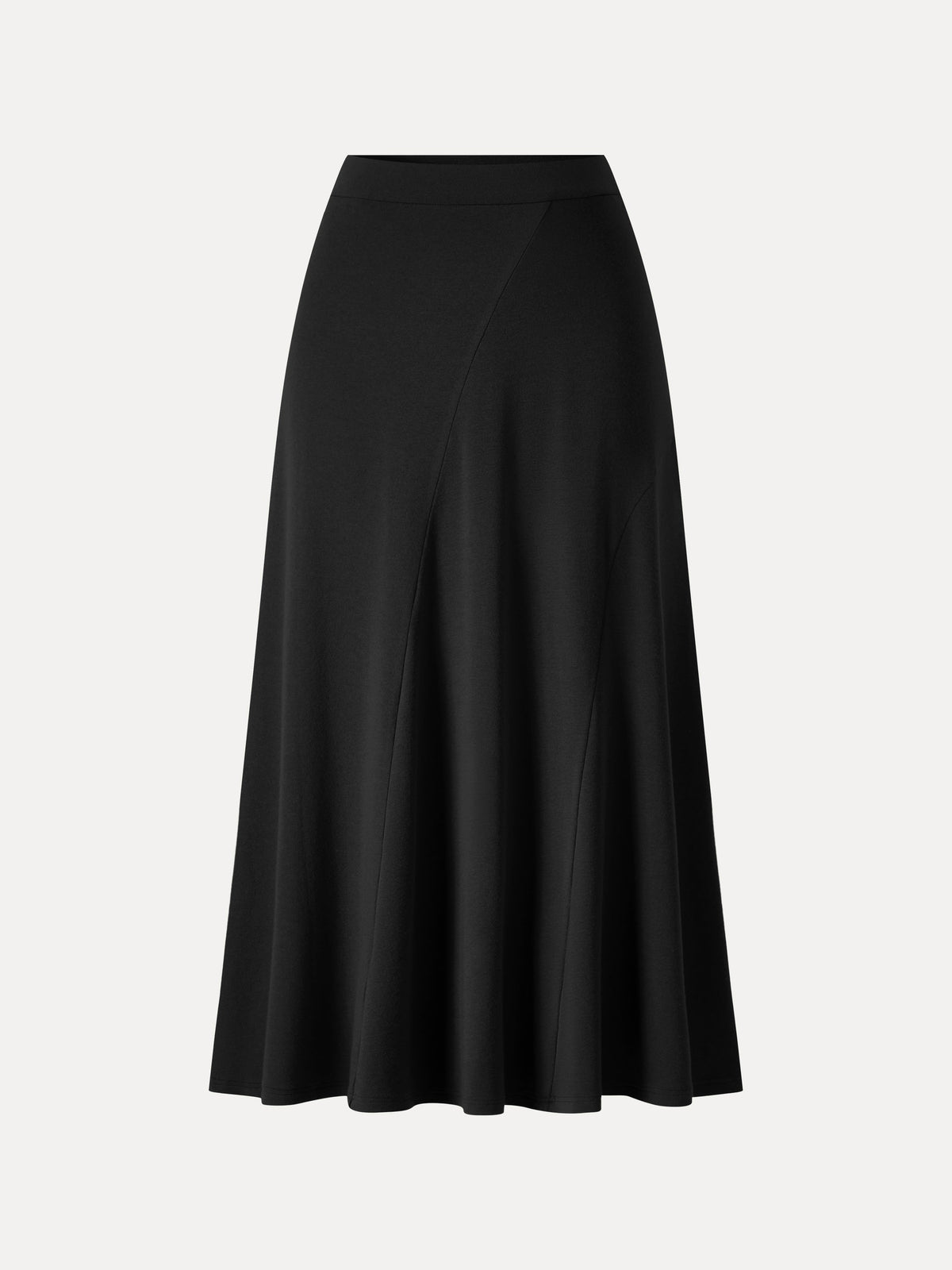 OGLmove Women's Eco-Mousse High-Rise Curved-Seam Midi Skirt