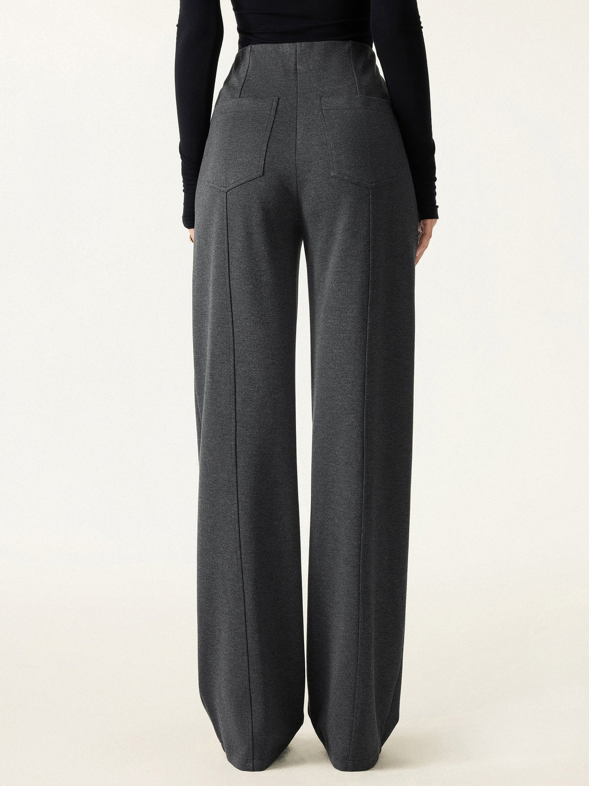 OGLmove Women's Ponte High-Rise Straight-Leg Pants
