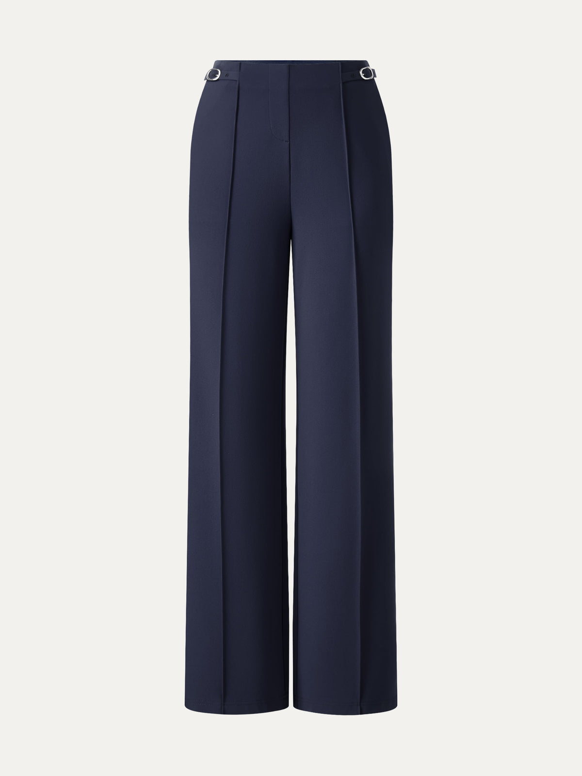 OGLmove Women's 4-Way Stretch Drapey High Rise Wide Leg Ankled Pant
