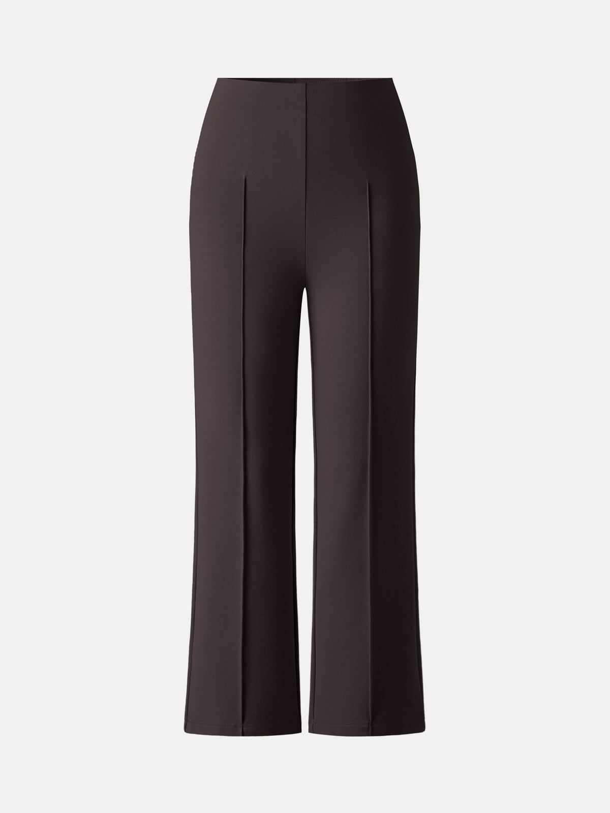 OGLmove Women's Wrinkle-Resistant High-Rise Cropped Flare Leg Travel Pants