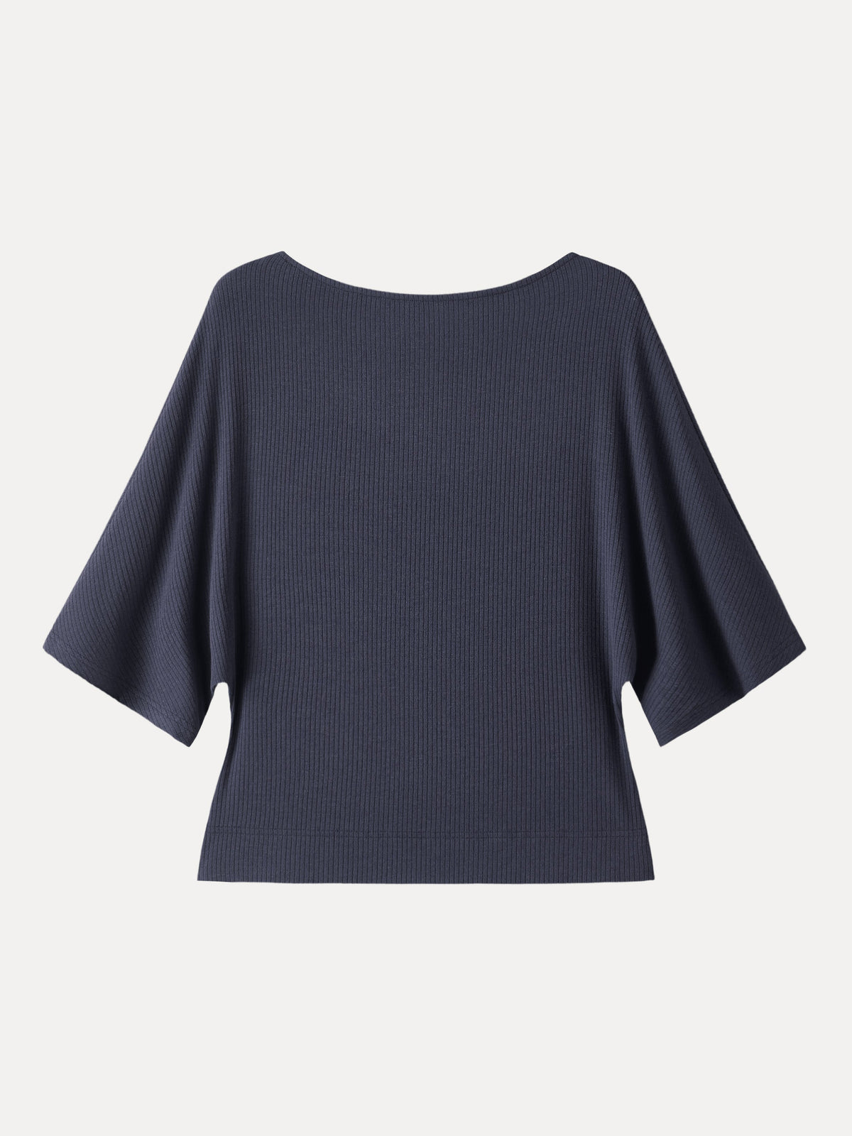 OGLmove Women's Soft Ribbed Boatneck Relaxed Top
