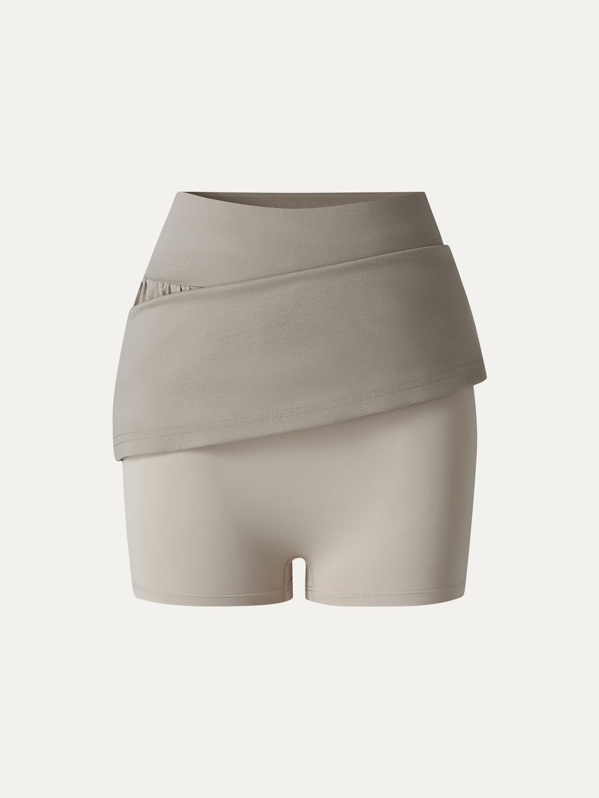 OGLmove Women's Matte Smooth Gathered A-Line Skort