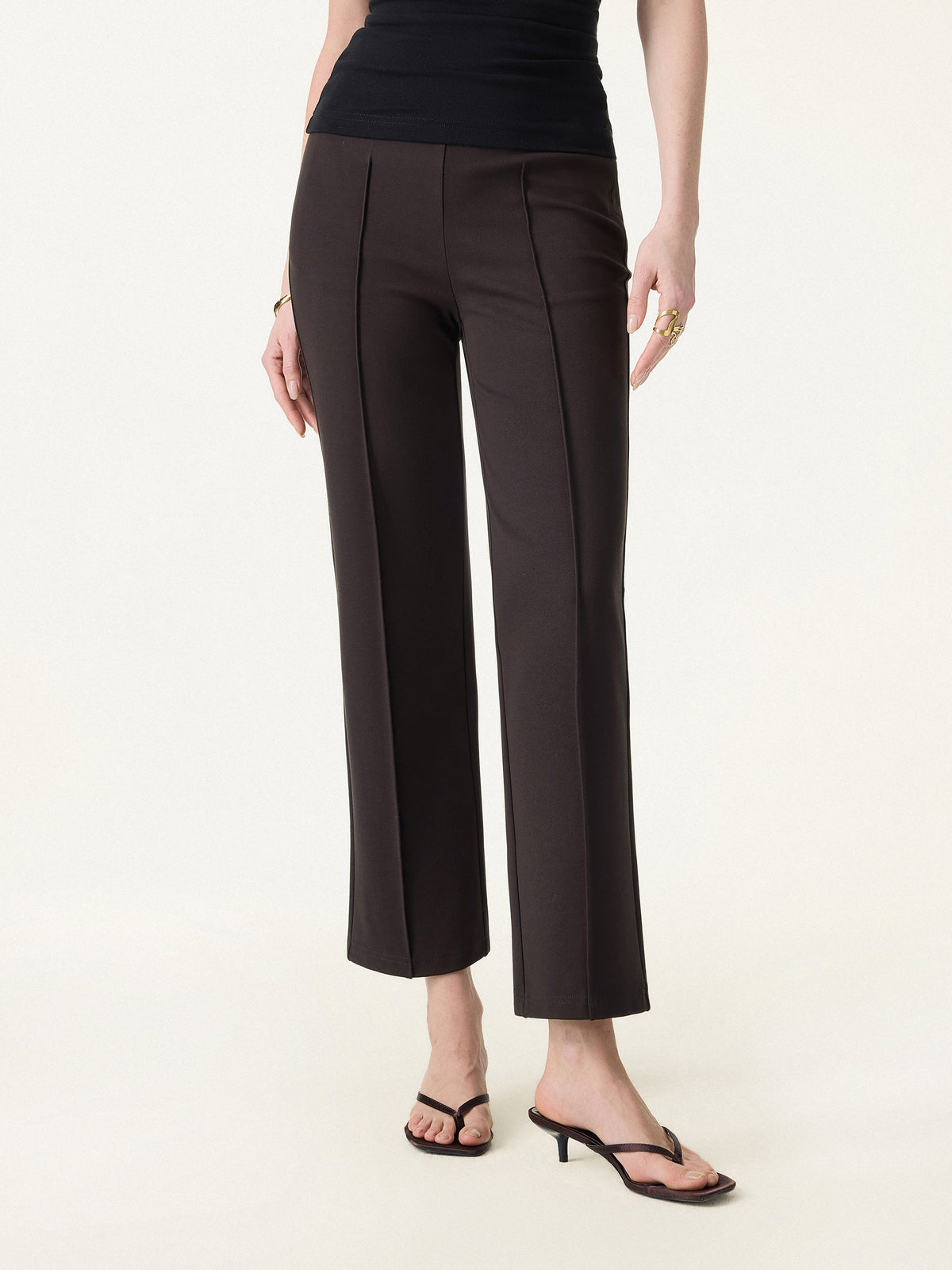 OGLmove Women's High Rise Cropped Flare Travel Pant