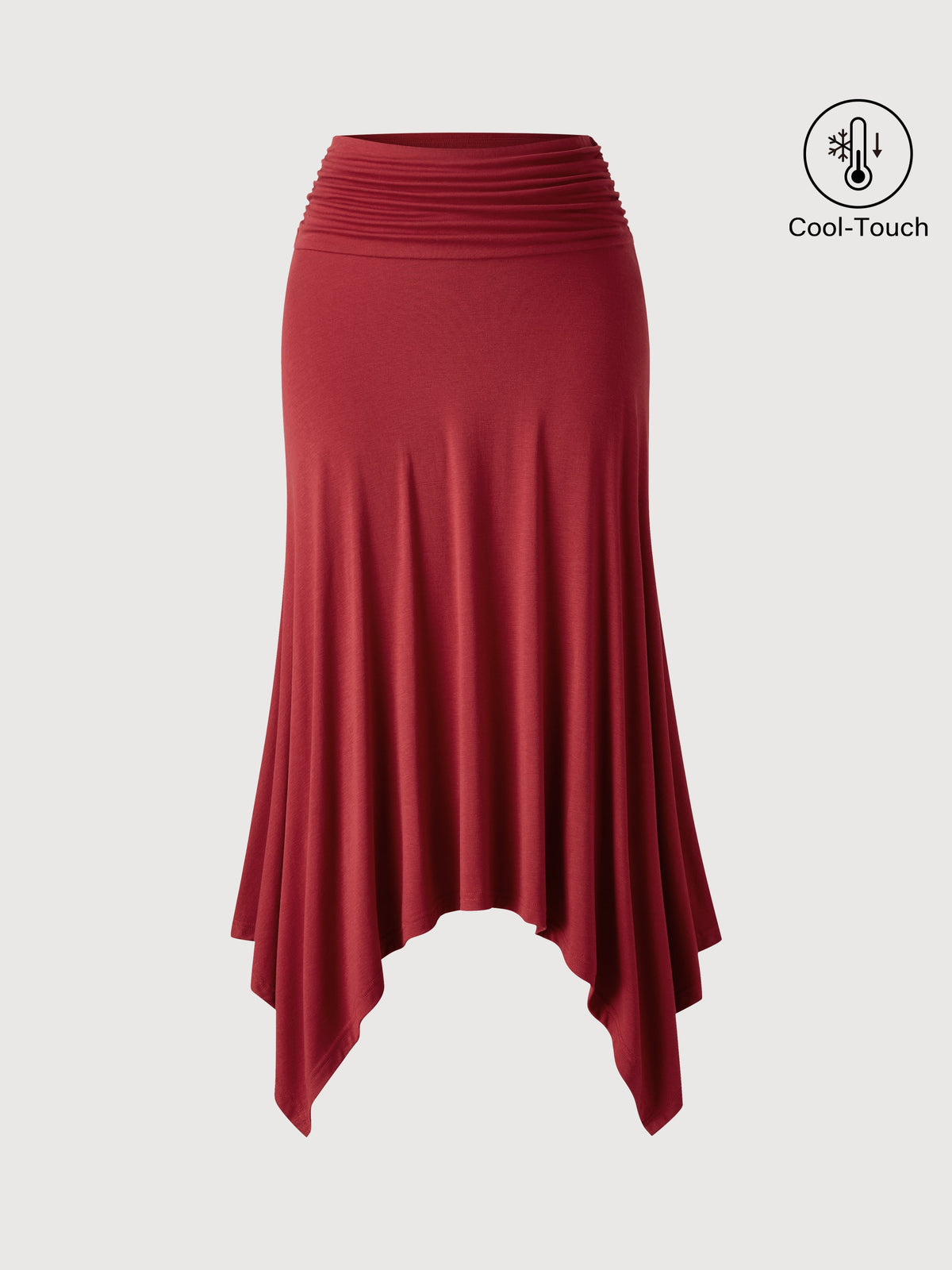 OGLmove Women's CoolTouch Handkerchief Hem Ankled Skirt