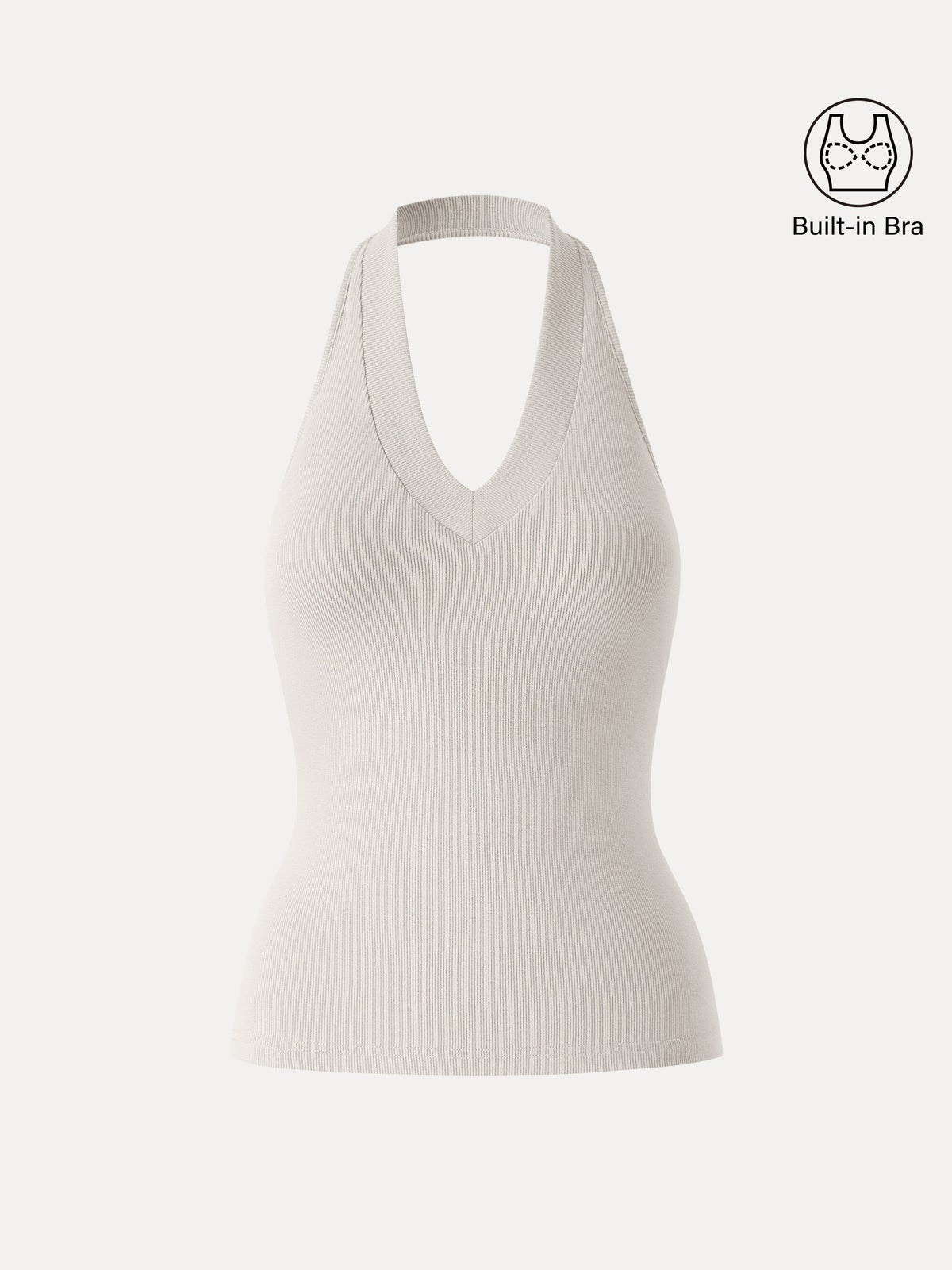 OGLmove Women's Plantive Halter Neck Open Back Bra Tank
