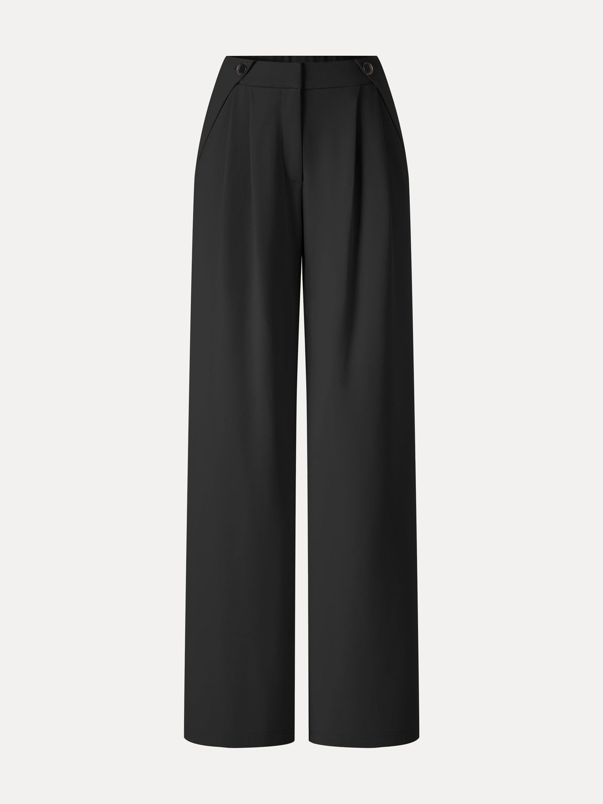 OGLmove Women's Ponte High-Rise Wide-Leg Gusset Pants