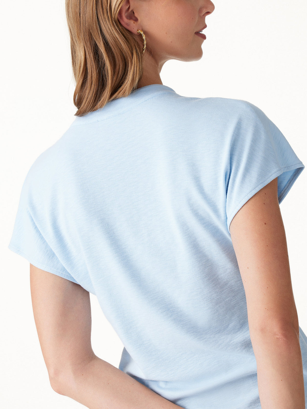 OGLmove Women's Eco-Mousse® Collared V-Neck Short Sleeve Top