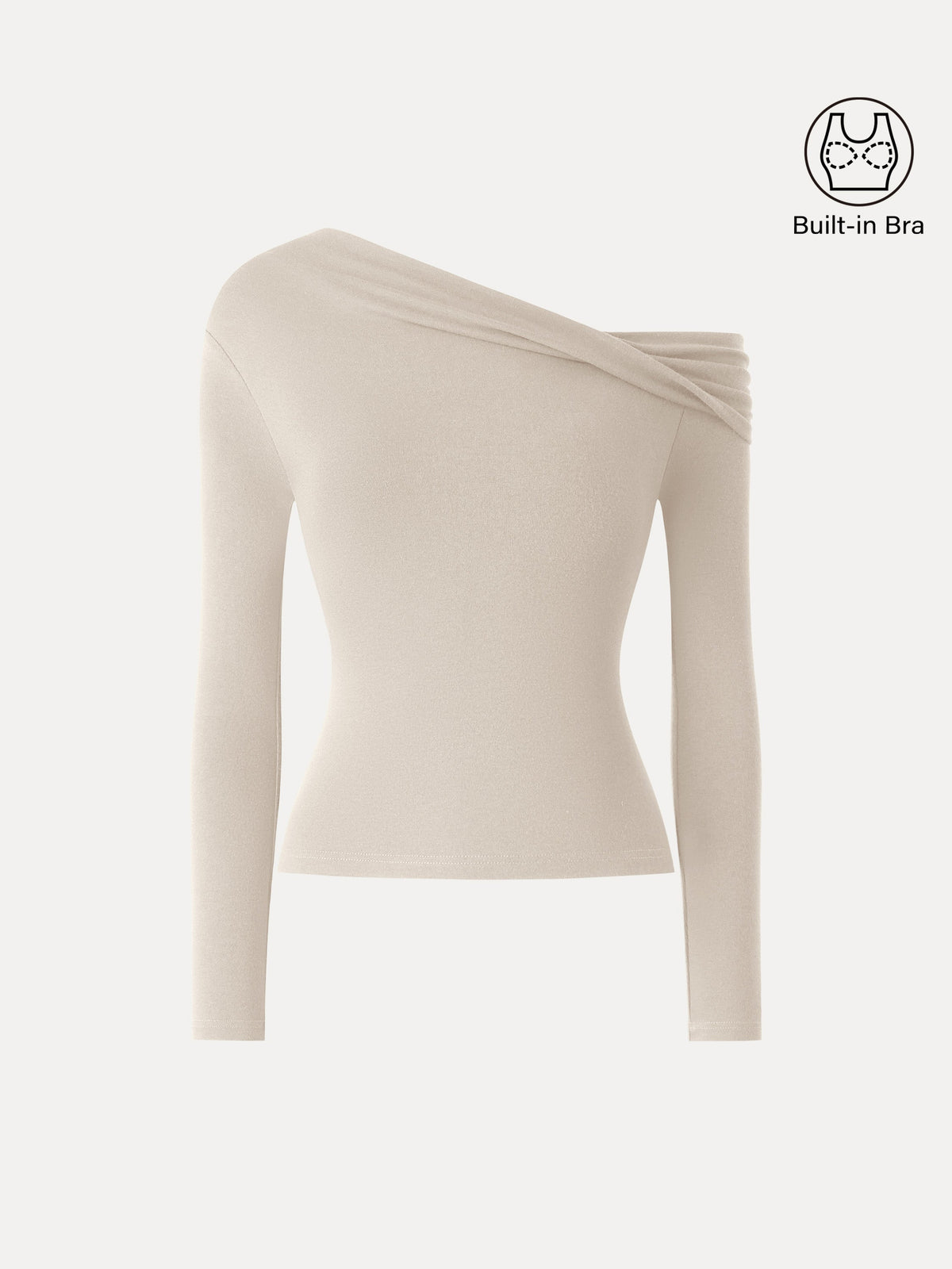 OGLmove Women's Eco-Mousse® Convertible Neck Long Sleeve Bra Top