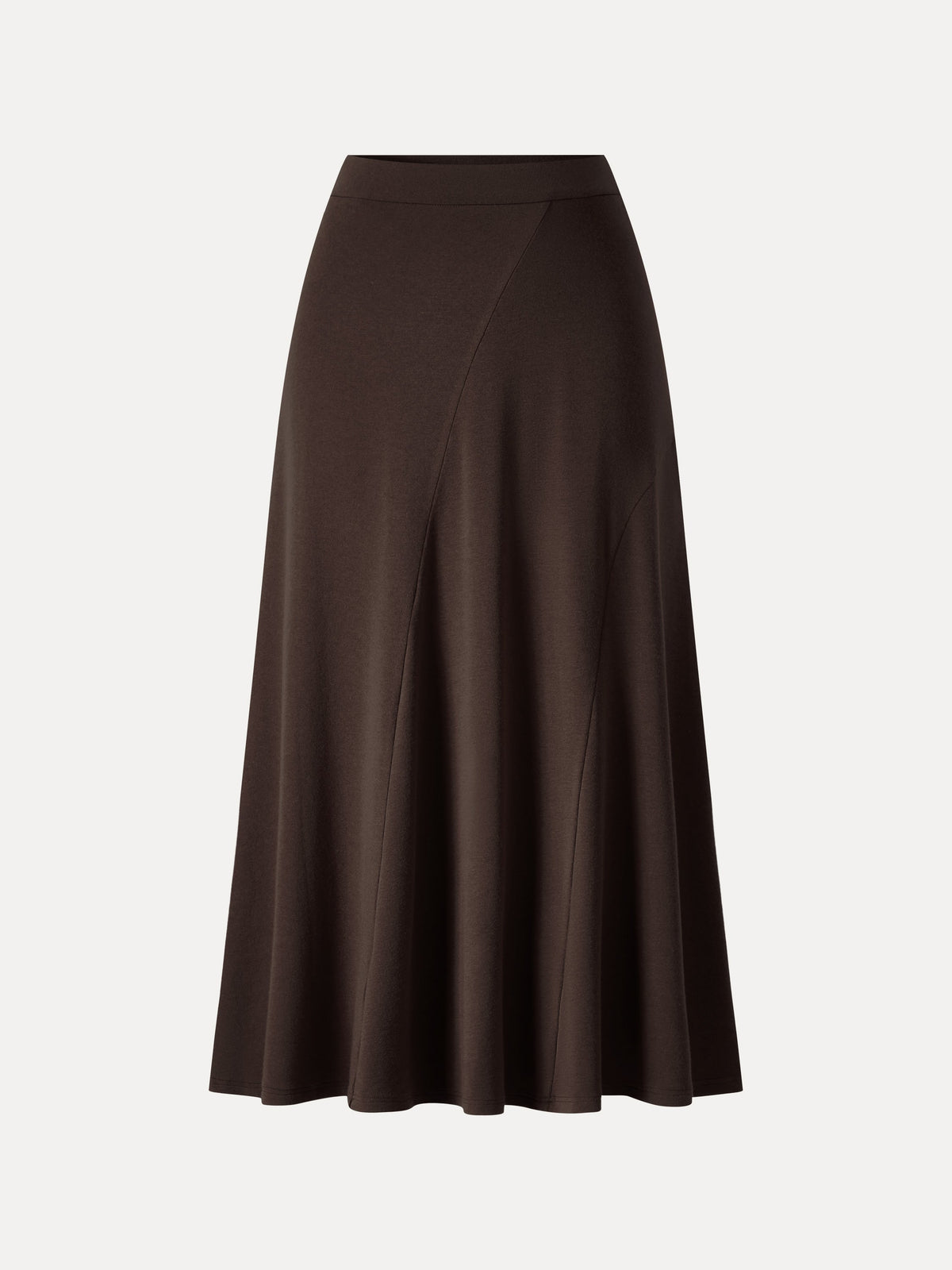 OGLmove Women's Eco-Mousse Curved-Seam A-Line Midi Skirt