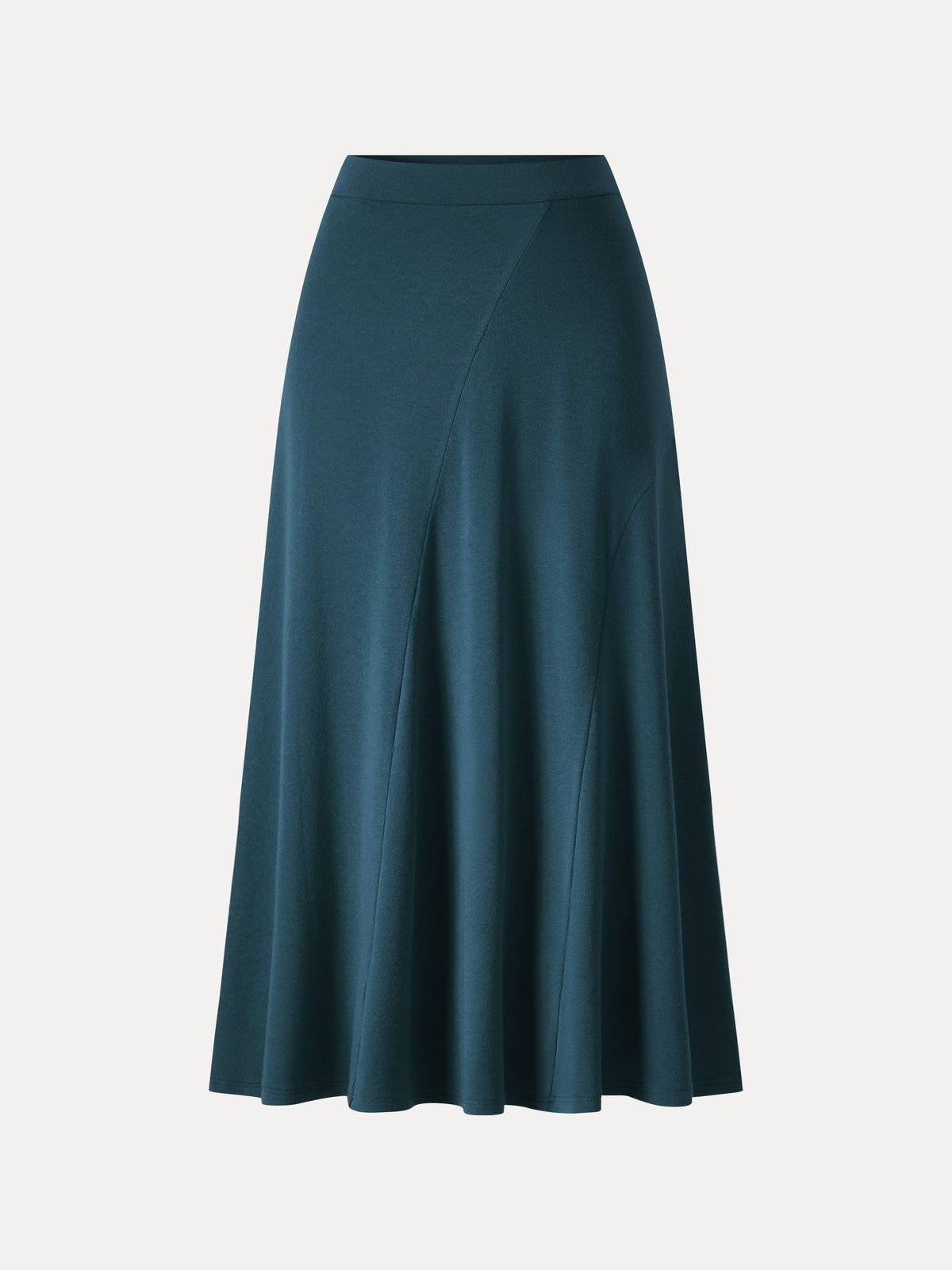 OGLmove Women's Eco-Mousse High-Rise Curved-Seam Midi Skirt