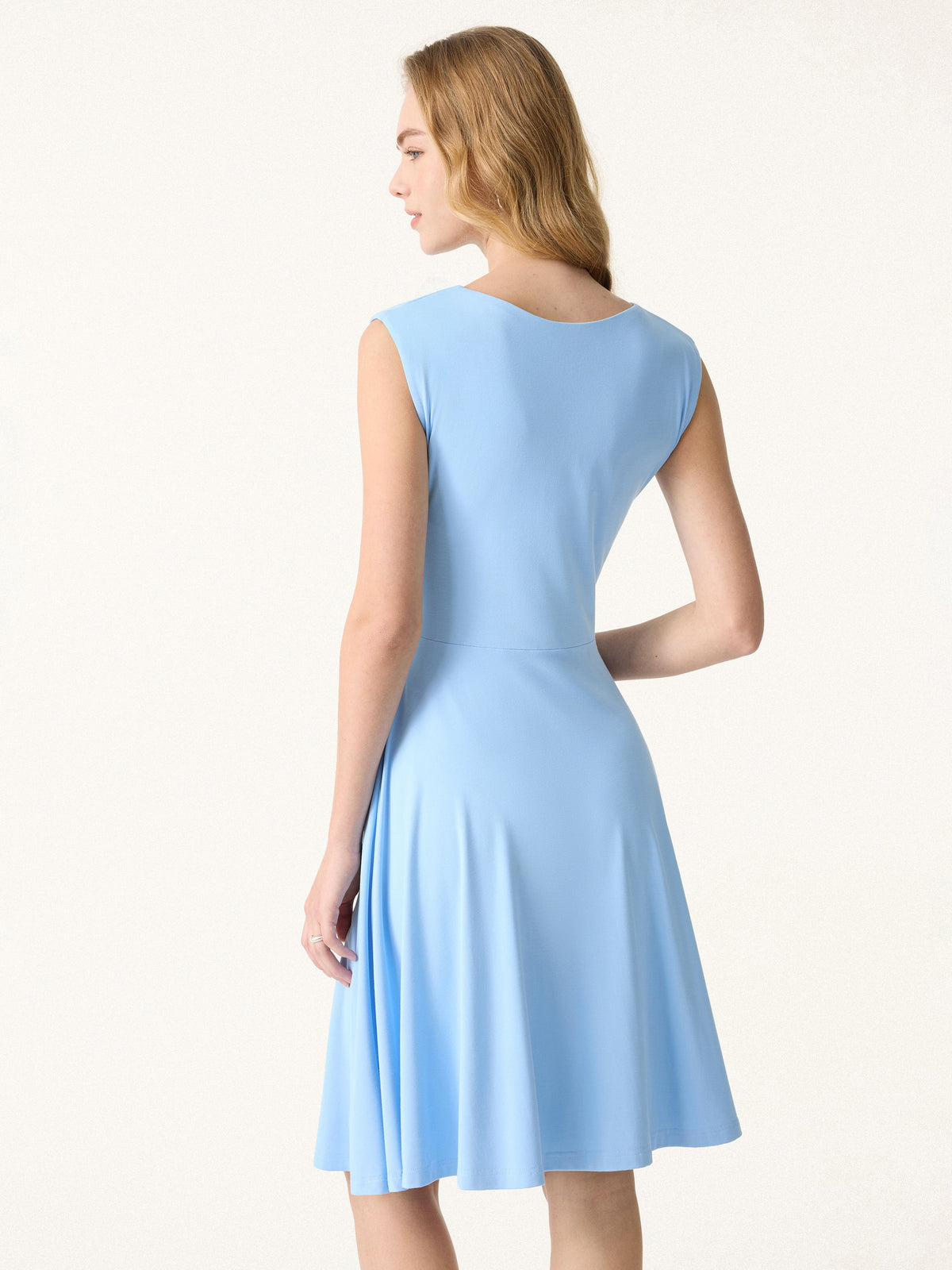 OGLmove Women's SkinKiss Boatneck Wide Shoulder Bra Dress