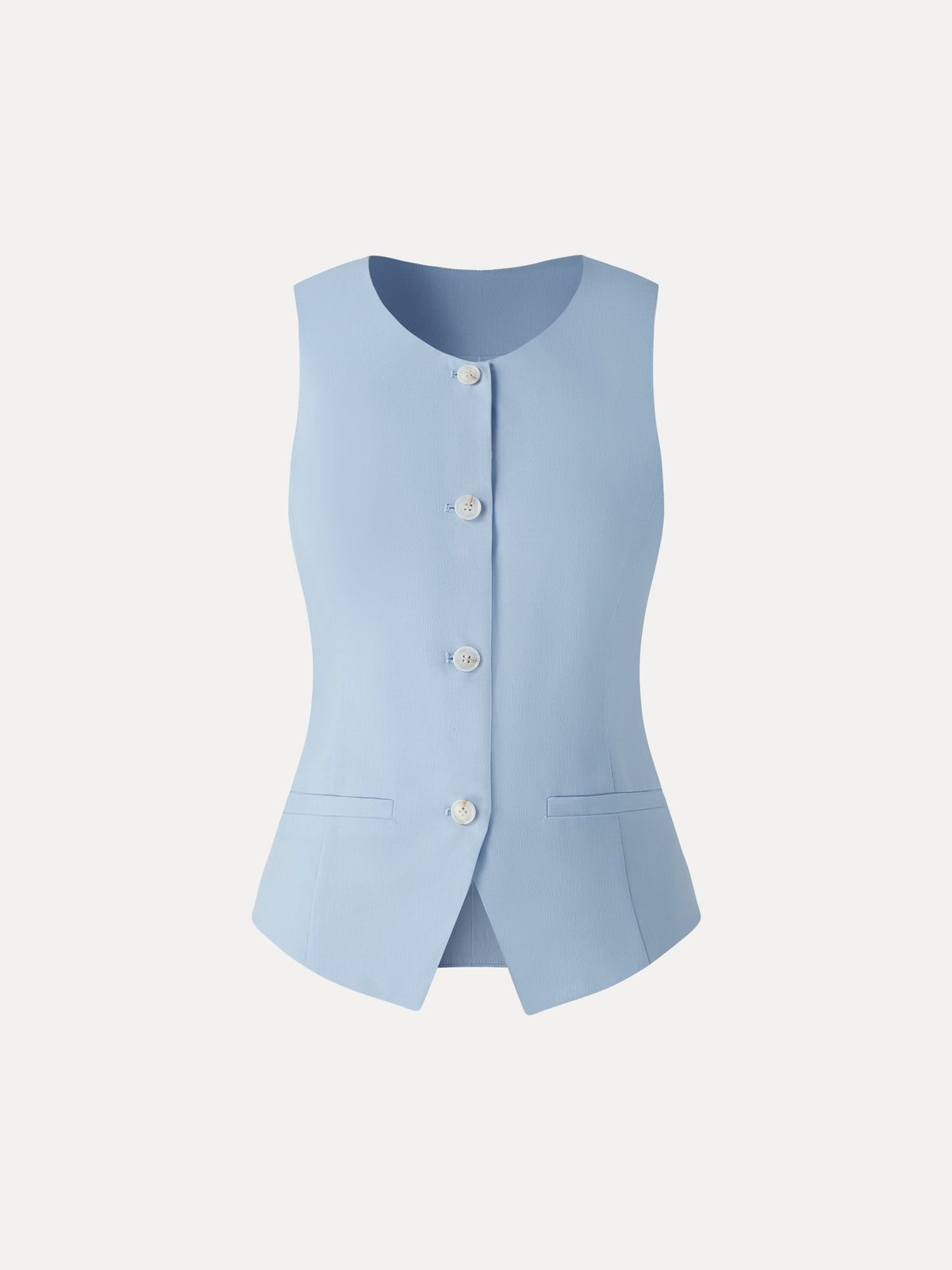 OGLmove Women's Linen Summer Waistcoat with Pockets