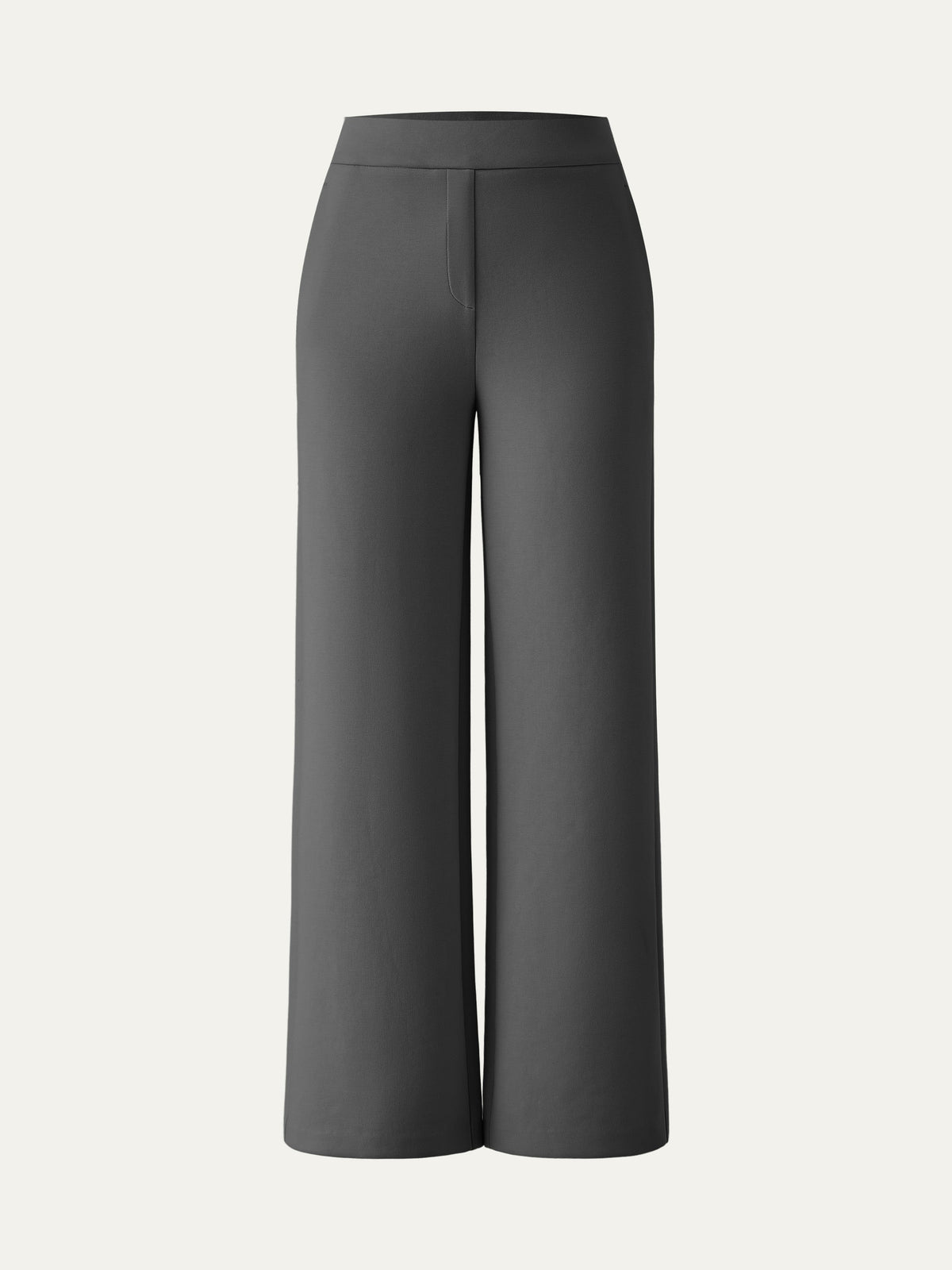 OGLmove Women's Textured Mid-Rise Pull-on Straight Pants with Pockets