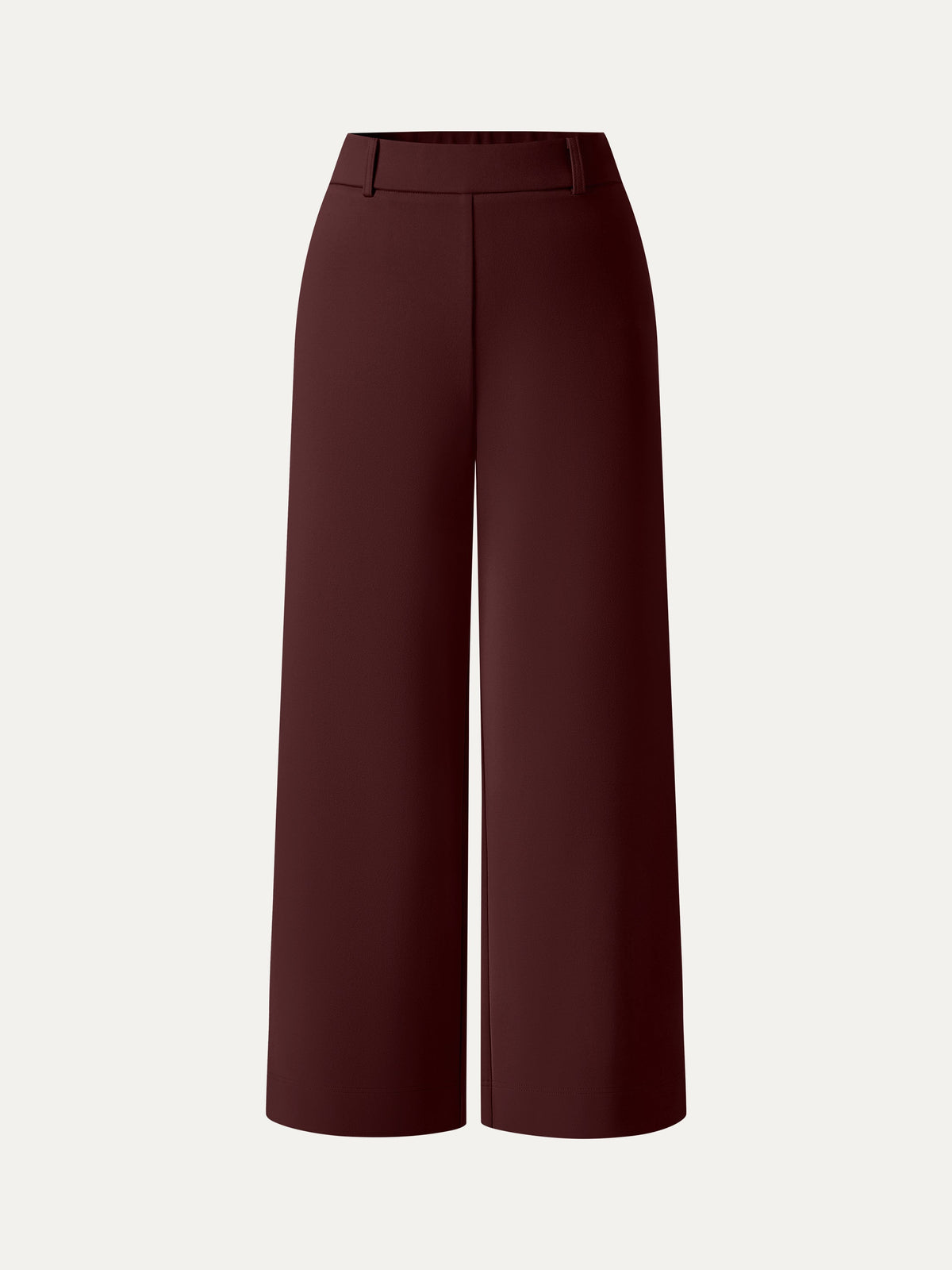 OGLmove Women's Mid Rise Cropped Wide Leg Pants with Pockets