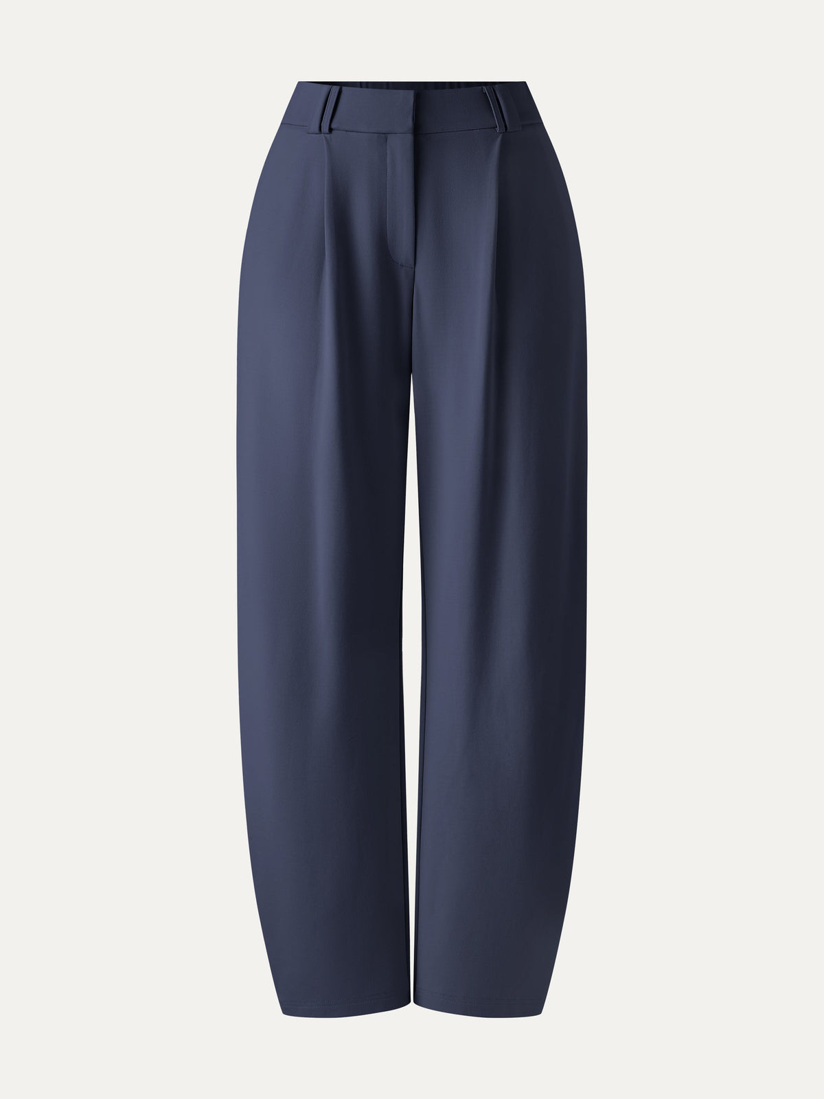 OGLmove Women's Ponte High-Rise Cropped Barrel Pants