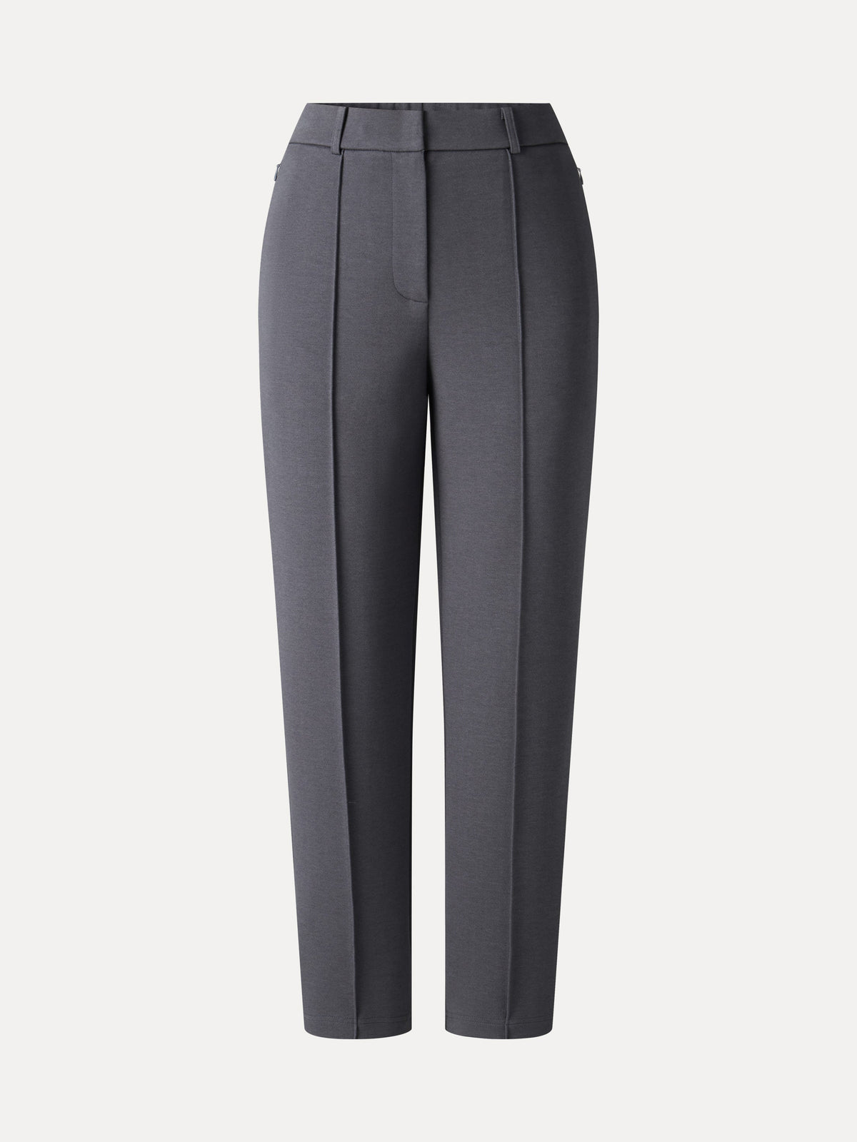 OGLmove Women's Modal Blend Ponte High-Rise Ankled Slim-Straight Pants