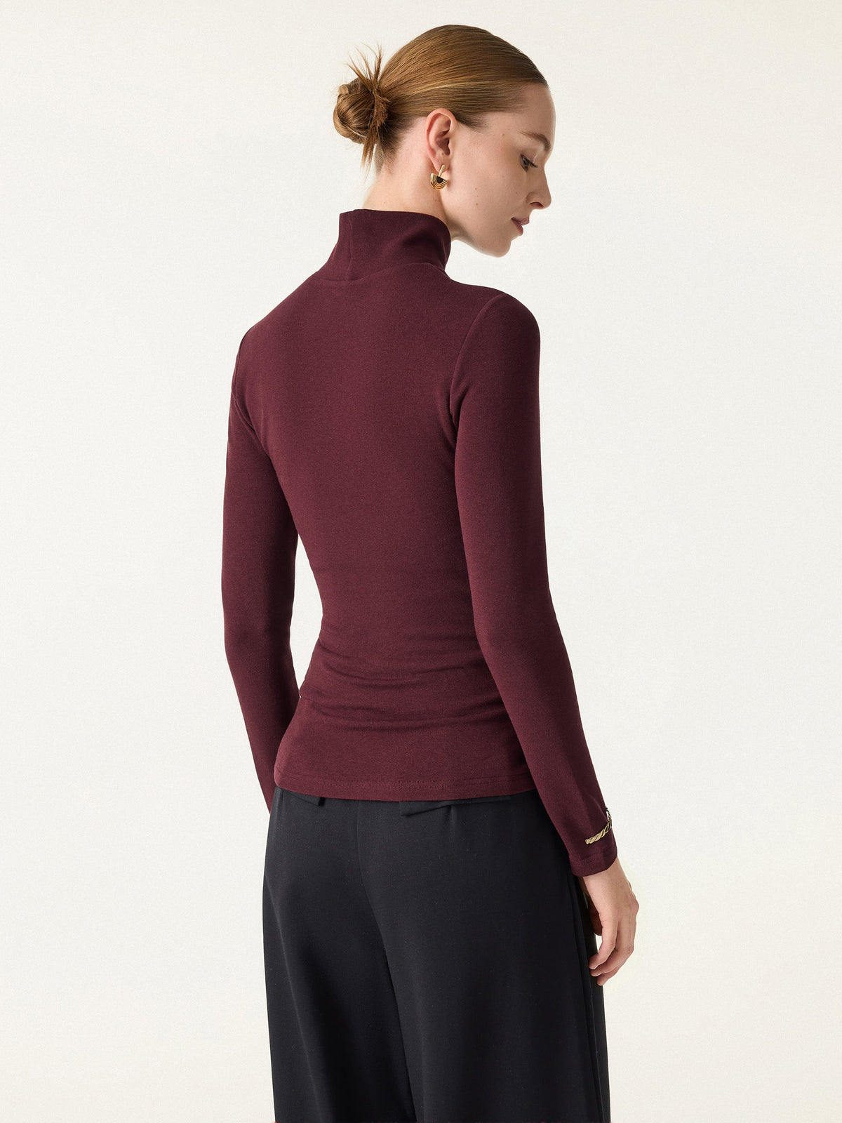 OGLmove Women's ProWarm Turtleneck Long Sleeve Bra Top