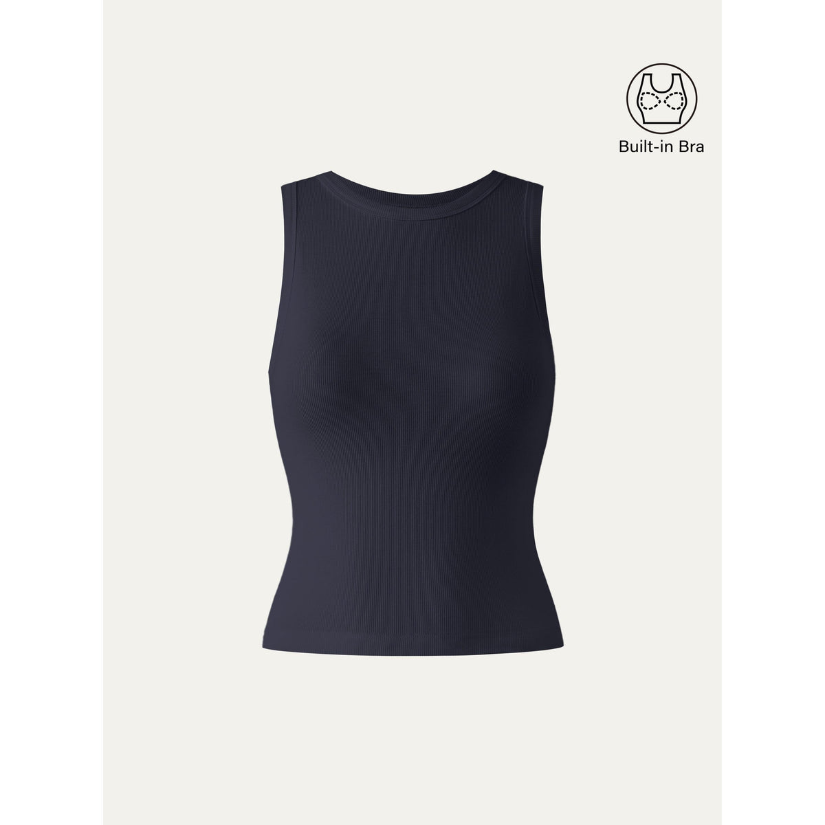OGLmove Women's Crewneck Cotton Airy Bra Tank